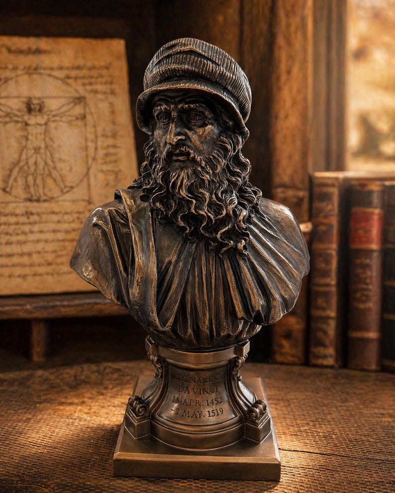 Leonardo da Vinci — Bust