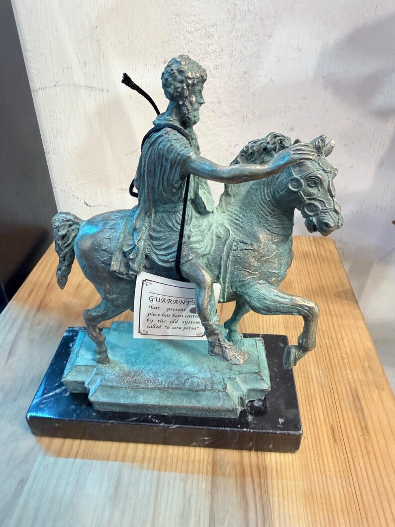 Marcus Aurelius on Horseback — Bronze Statue